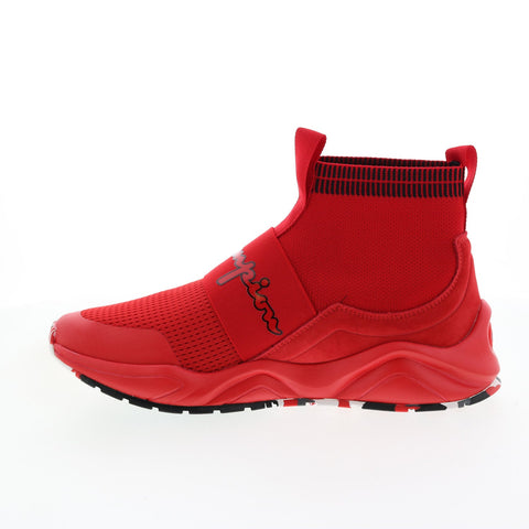 Champion Rally Pro CP101683M Mens Red Canvas Slip On Lifestyle Sneakers Shoes