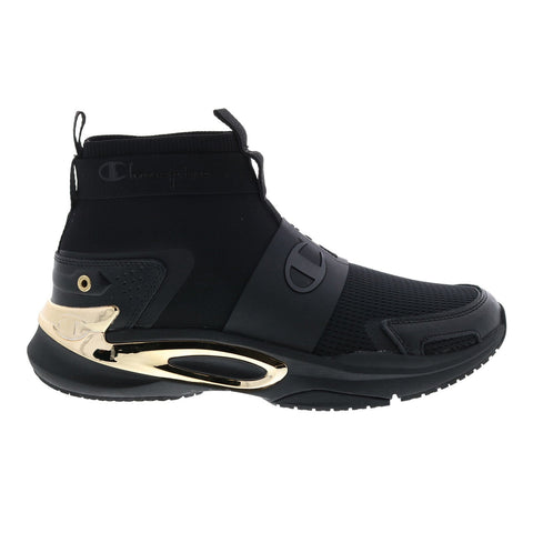 black and gold champion shoes