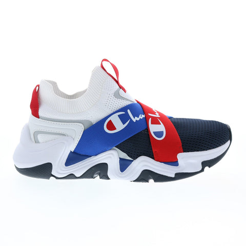 Champion Hyper Cross LO CP102034M Mens Blue Canvas Lifestyle Sneakers Shoes