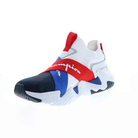 Champion Hyper Cross LO CP102034M Mens Blue Canvas Lifestyle Sneakers Shoes