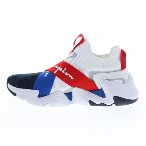 Champion Hyper Cross LO CP102034M Mens Blue Canvas Lifestyle Sneakers Shoes