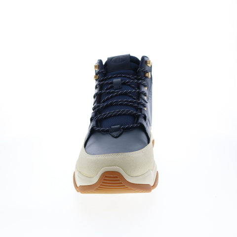 Champion Bromad C Lock CP102368M Mens Blue Leather Lifestyle Sneakers Shoes