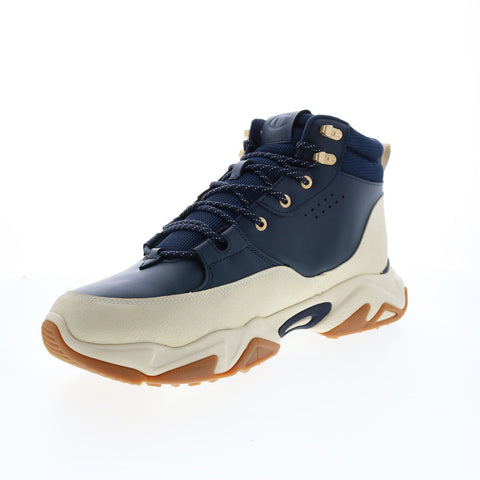 Champion Bromad C Lock CP102368M Mens Blue Leather Lifestyle Sneakers Shoes