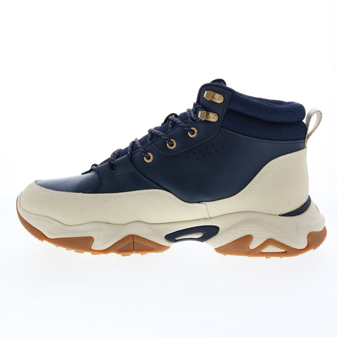 Champion Bromad C Lock CP102368M Mens Blue Leather Lifestyle Sneakers Shoes