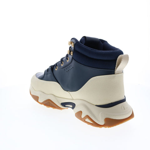 Champion Bromad C Lock CP102368M Mens Blue Leather Lifestyle Sneakers Shoes