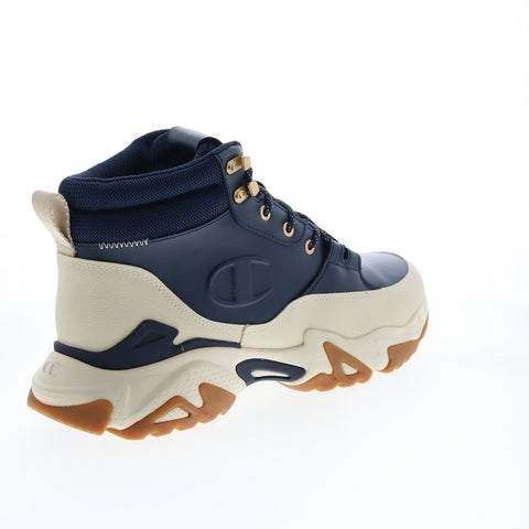 Champion Bromad C Lock CP102368M Mens Blue Leather Lifestyle Sneakers Shoes