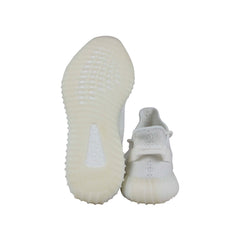 Adidas Yeezy Boost 350 V2 CP9366 Mens White Canvas Lifestyle Sneakers