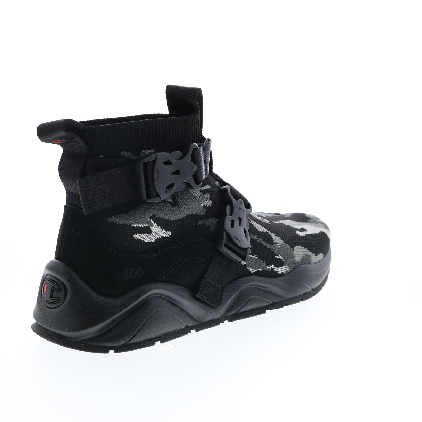 Champion Rally Lockdown Camo CPS10143M Mens Black Canvas Lifestyle 