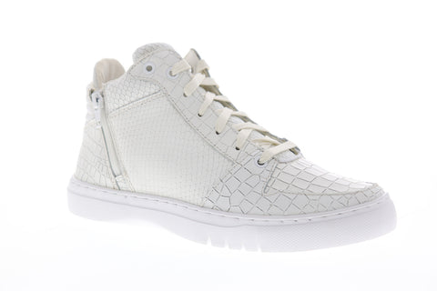 Creative Recreation Adonis Mid Mens White Zipper Lifestyle Sneakers Shoes
