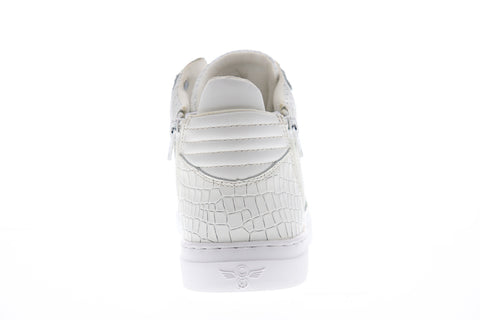 Creative Recreation Adonis Mid Mens White Zipper Lifestyle Sneakers Shoes