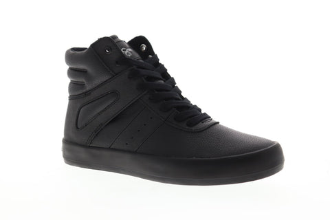 Creative Recreation Moretti Mens Black Leather High Top Sneakers Shoes