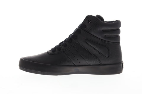 Creative Recreation Moretti Mens Black Leather High Top Sneakers Shoes