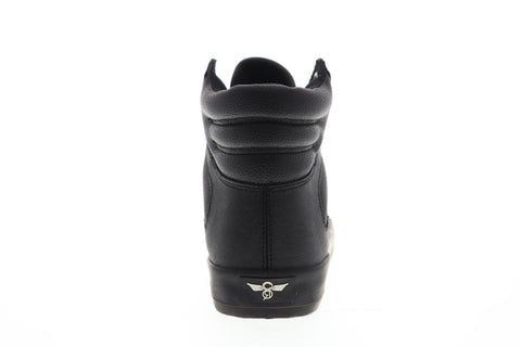 Creative Recreation Moretti Mens Black Leather High Top Sneakers Shoes