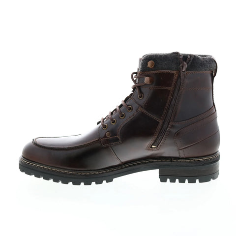 Crevo Dellwood CV1862-225 Mens Brown Leather Zipper Casual Dress Boots