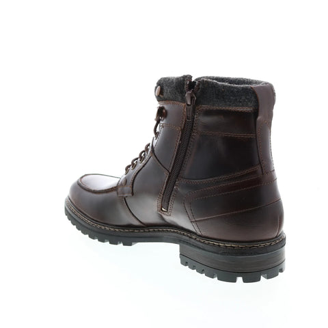 Crevo Dellwood CV1862-225 Mens Brown Leather Zipper Casual Dress Boots