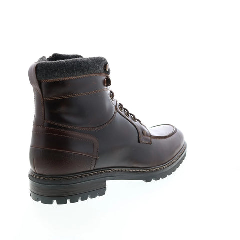 Crevo Dellwood CV1862-225 Mens Brown Leather Zipper Casual Dress Boots