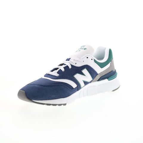 New Balance 997H CW997HSC Womens Blue Suede Lace Up Lifestyle Sneakers Shoes