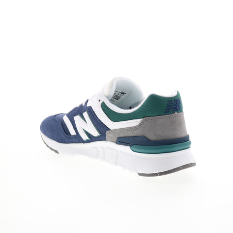 New Balance 997H CW997HSC Womens Blue Suede Lace Up Lifestyle Sneakers Shoes