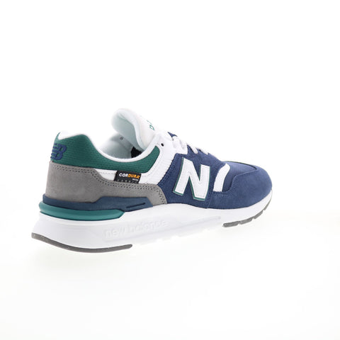 New Balance 997H CW997HSC Womens Blue Suede Lace Up Lifestyle Sneakers Shoes