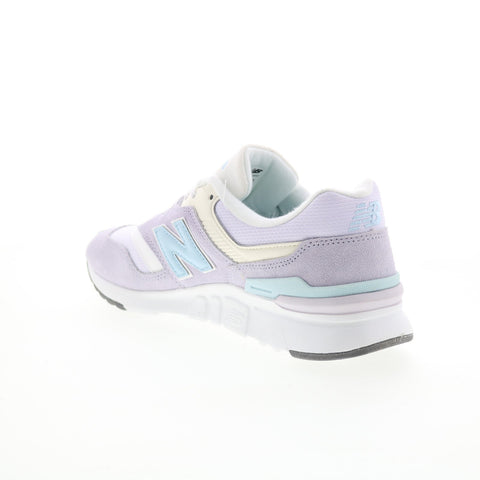 New Balance 997H CW997HSE Womens Purple Suede Lace Up Lifestyle Sneakers Shoes