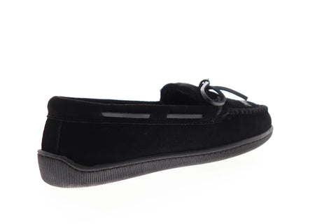 Harley-Davidson Lillie D83926 Womens Black Suede Lace Up Moccasin Flats Shoes