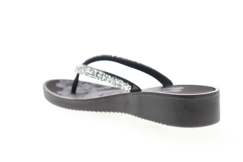 Harley-Davidson Anders D84411 Womens Black Sandals Slip On Flip-Flops Shoes