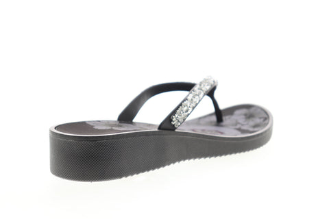 Harley-Davidson Anders D84411 Womens Black Sandals Slip On Flip-Flops Shoes