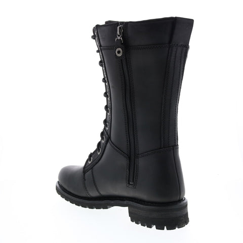 Harley-Davidson Harnett D84472 Womens Black Leather Motorcycle Boots
