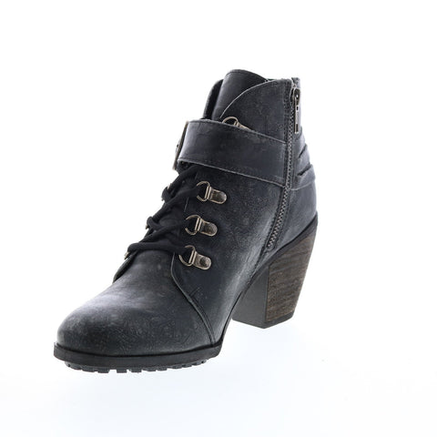 Harley-Davidson Ashland D84491 Womens Gray Leather Ankle & Booties Boots
