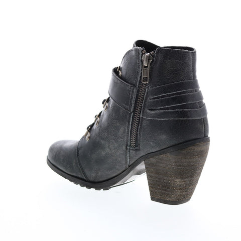 Harley-Davidson Ashland D84491 Womens Gray Leather Ankle & Booties Boots
