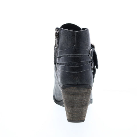 Harley-Davidson Ashland D84491 Womens Gray Leather Ankle & Booties Boots