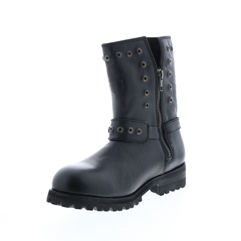 Harley-Davidson Kendrick D84492 Womens Black Leather Motorcycle Boots