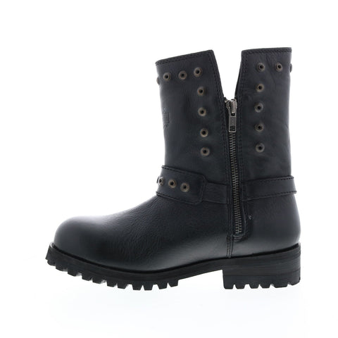 Harley-Davidson Kendrick D84492 Womens Black Leather Motorcycle Boots