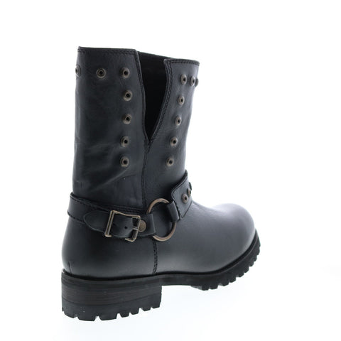 Harley-Davidson Kendrick D84492 Womens Black Leather Motorcycle Boots