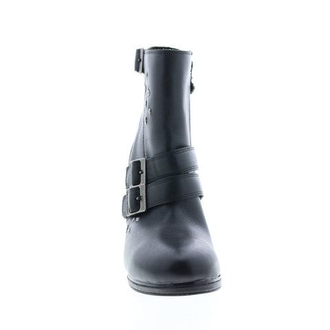Harley-Davidson Covert D84554 Womens Black Leather Ankle & Booties Boots