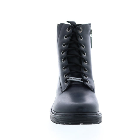 Harley-Davidson Anslee D84573 Womens Blue Leather Motorcycle Boots