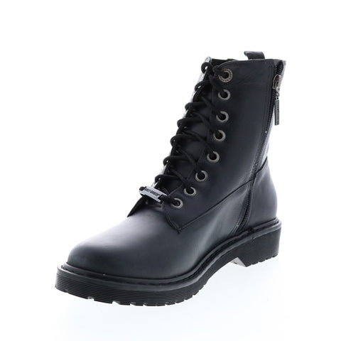 Harley-Davidson Anslee D84573 Womens Blue Leather Motorcycle Boots