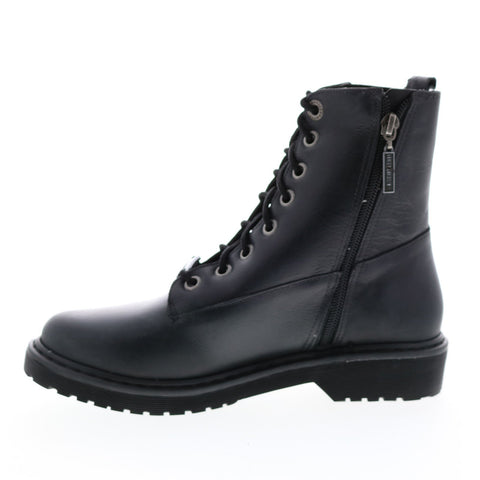 Harley-Davidson Anslee D84573 Womens Blue Leather Motorcycle Boots