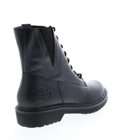 Harley-Davidson Anslee D84573 Womens Blue Leather Motorcycle Boots