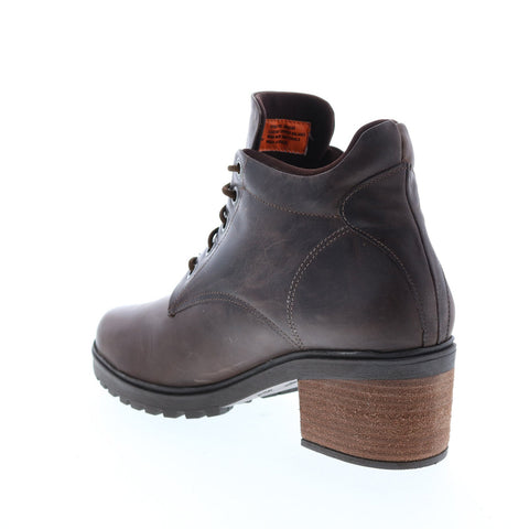 Harley-Davidson Ayers D84583 Womens Brown Leather Ankle & Booties Boots