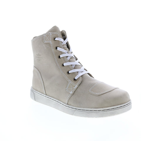 Harley-Davidson Kearns D84611 Womens Gray Leather Lifestyle Sneakers Shoes