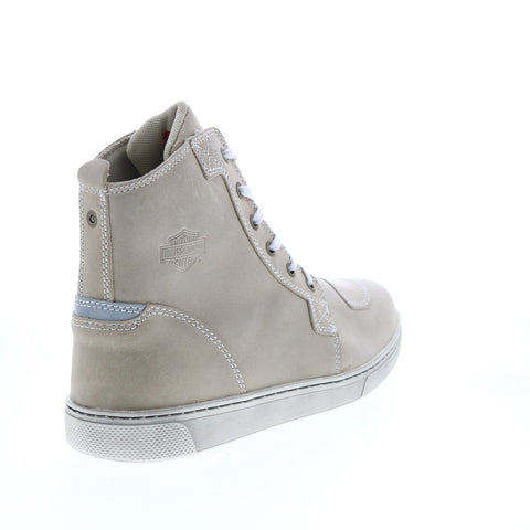 Harley-Davidson Kearns D84611 Womens Gray Leather Lifestyle Sneakers Shoes