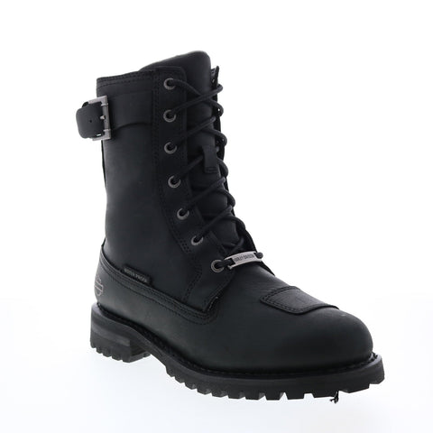 Harley-Davidson Bremerton D84646 Womens Black Leather Motorcycle Boots