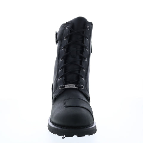 Harley-Davidson Bremerton D84646 Womens Black Leather Motorcycle Boots