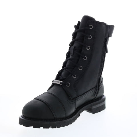 Harley-Davidson Bremerton D84646 Womens Black Leather Motorcycle Boots