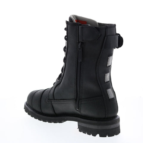 Harley-Davidson Bremerton D84646 Womens Black Leather Motorcycle Boots