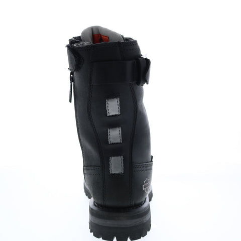 Harley-Davidson Bremerton D84646 Womens Black Leather Motorcycle Boots