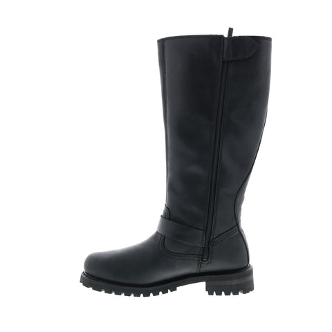 Harley-Davidson Bremerton D84647 Womens Black Leather Motorcycle Boots