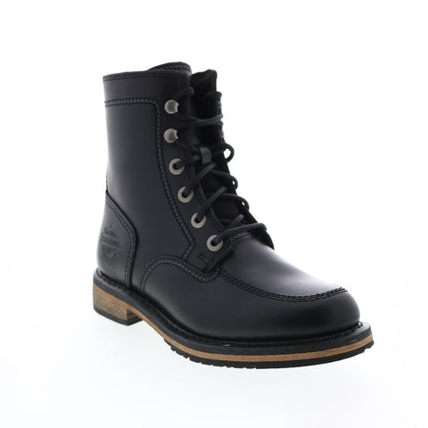 Harley-Davidson Henna 5" Lace D84680 Womens Black Leather Motorcycle Boots
