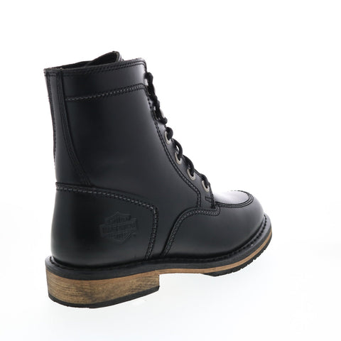 Harley-Davidson Henna 5" Lace D84680 Womens Black Leather Motorcycle Boots